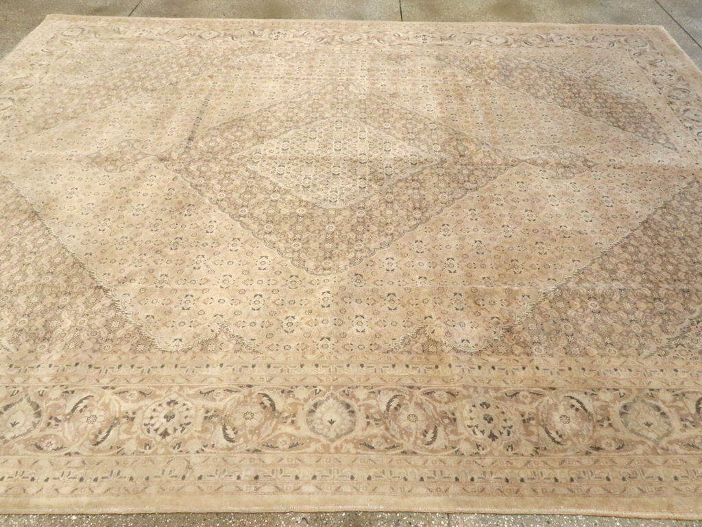 Antique Persian Tabriz Rug, No.12727 - Staging