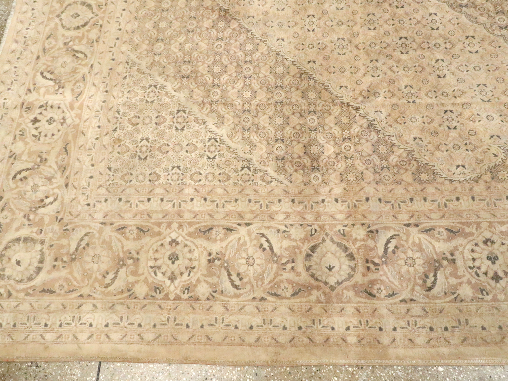 Antique Persian Tabriz Rug, No.12727 - Staging
