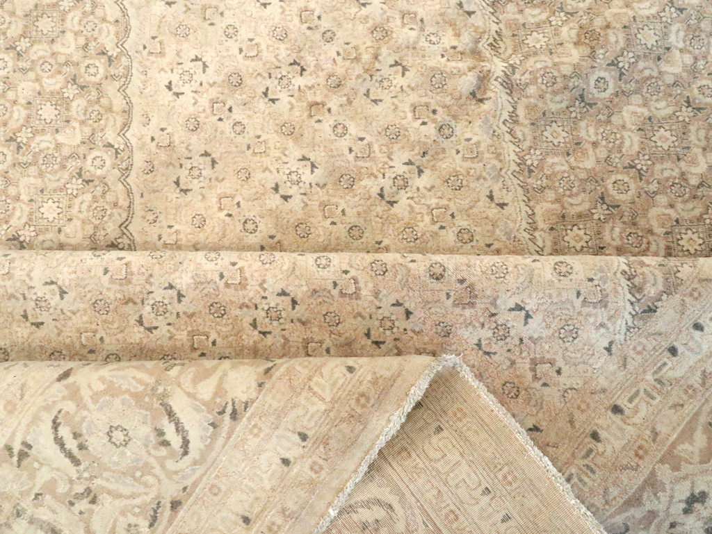 Antique Persian Tabriz Rug, No.12727 - Staging