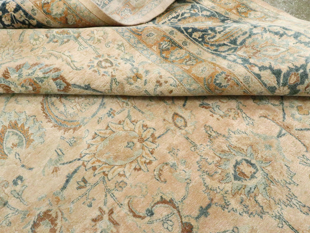 Antique Persian Mashad Rug, No.12731 - Staging