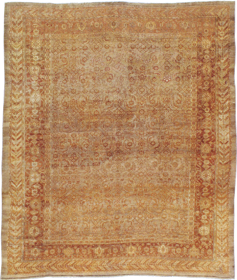 Antique Persian Bibikabad Rug, No.12761 - Staging