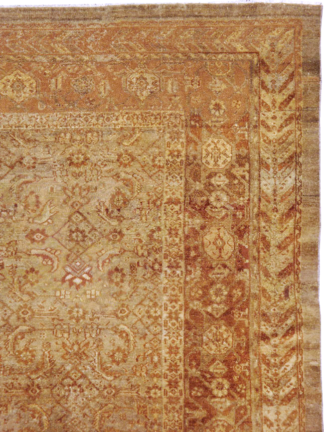 Antique Persian Bibikabad Rug, No.12761 - Staging