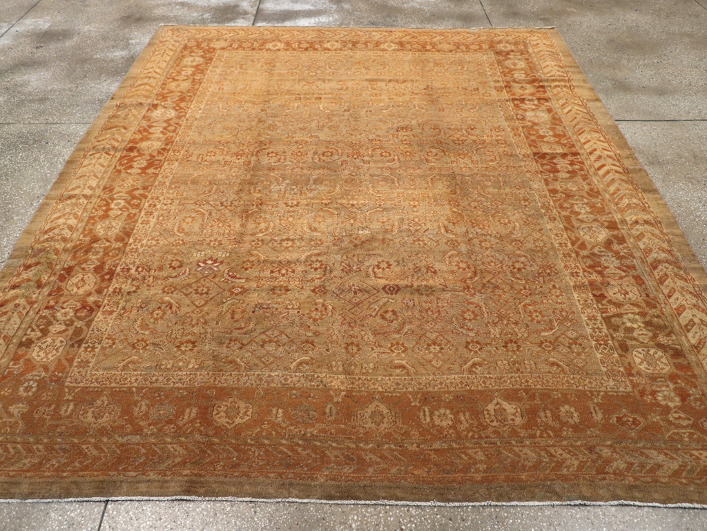 Antique Persian Bibikabad Rug, No.12761 - Staging