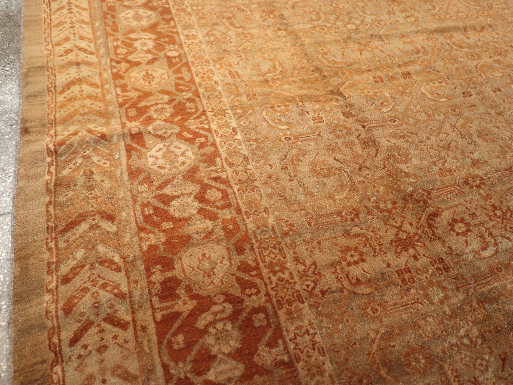 Antique Persian Bibikabad Rug, No.12761 - Staging