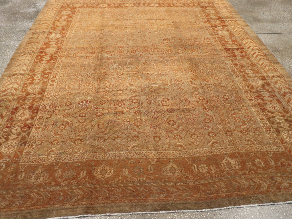 Antique Persian Bibikabad Rug, No.12761 - Staging