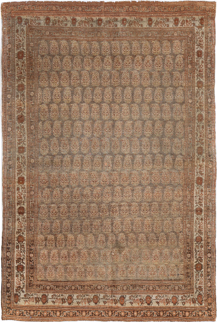 Antique Persian Tabriz Haji Jalili Rug, No.12764 - Staging