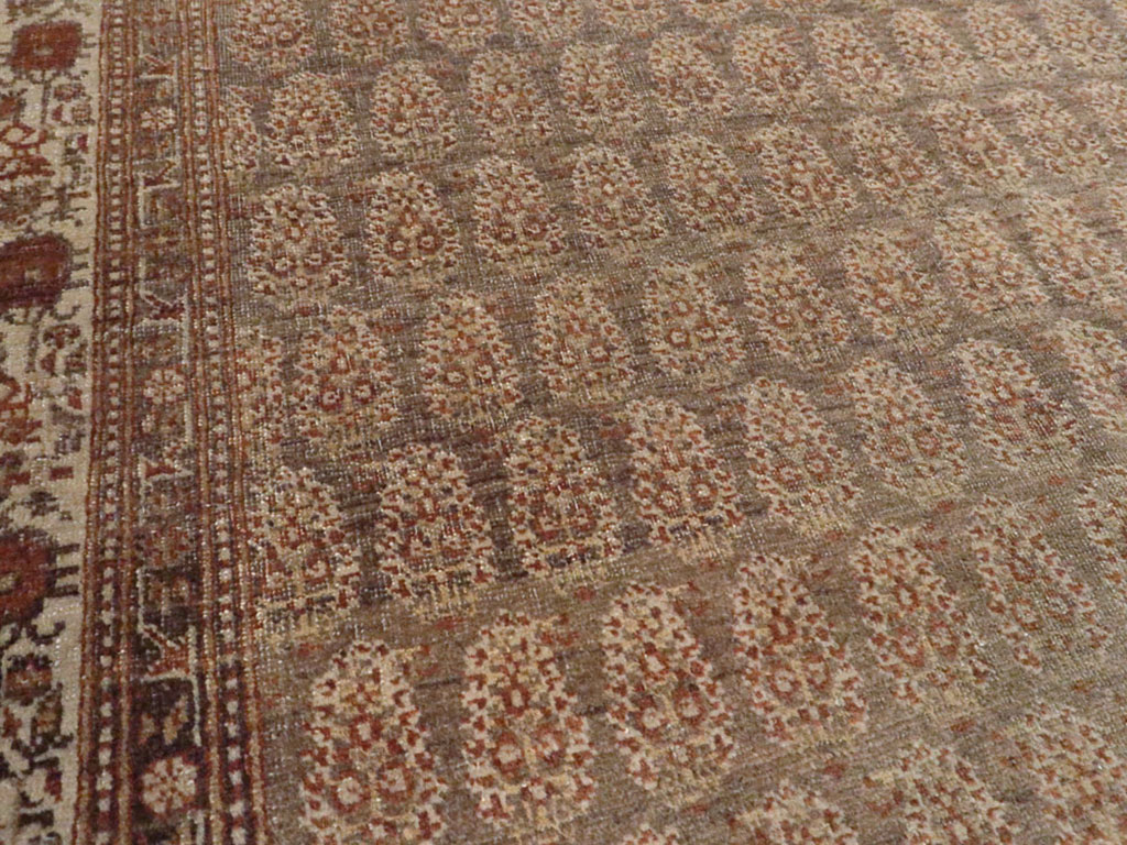 Antique Persian Tabriz Haji Jalili Rug, No.12764 - Staging