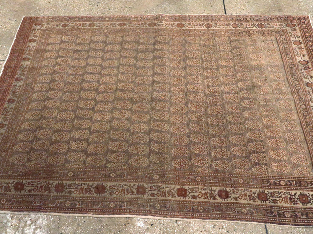 Antique Persian Tabriz Haji Jalili Rug, No.12764 - Staging