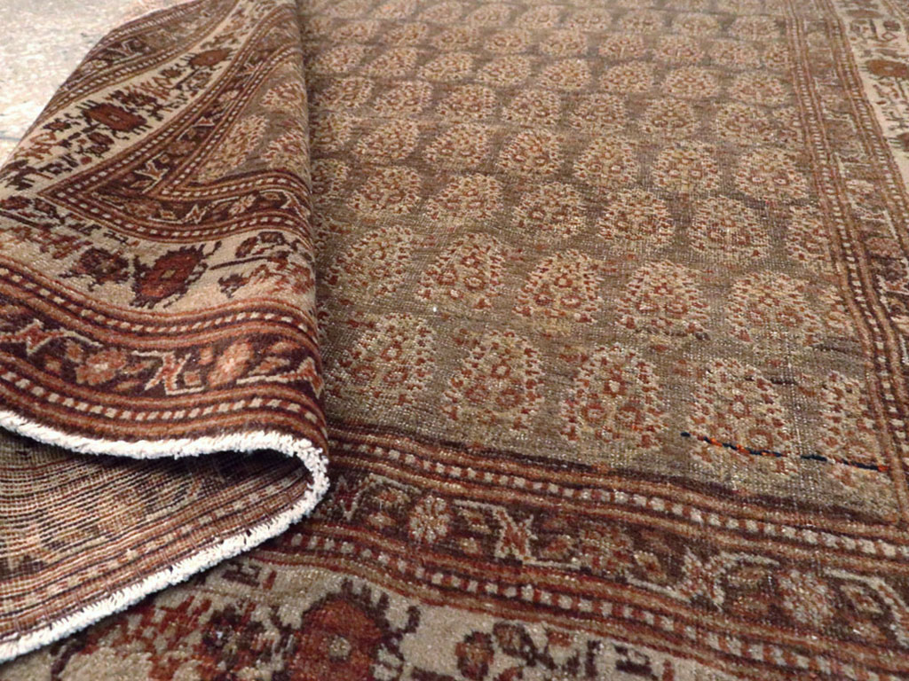 Antique Persian Tabriz Haji Jalili Rug, No.12764 - Staging