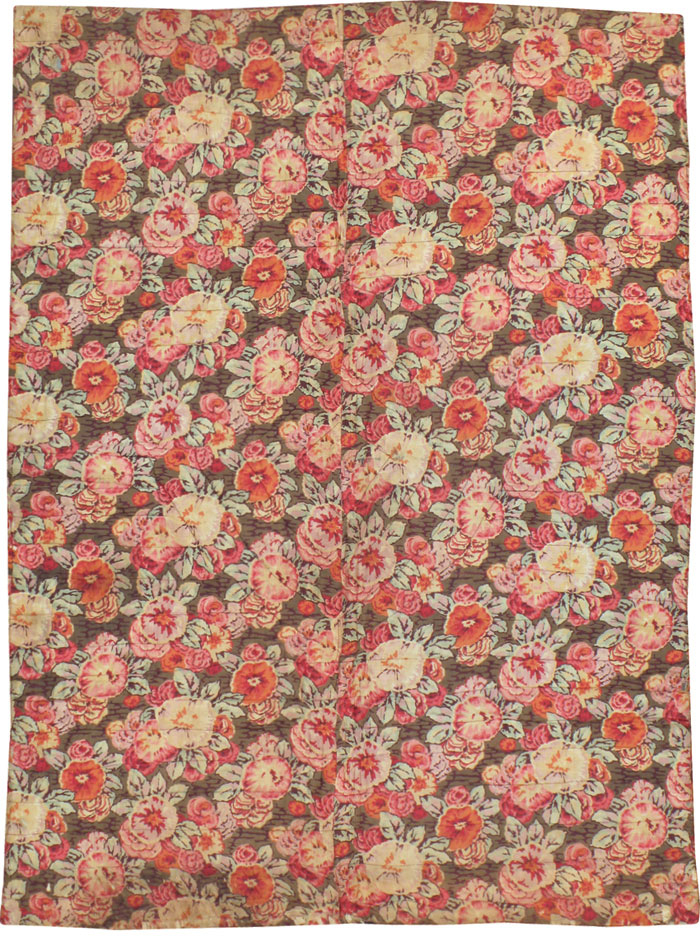 Vintage American Quilt Rug, No.12783 - Staging