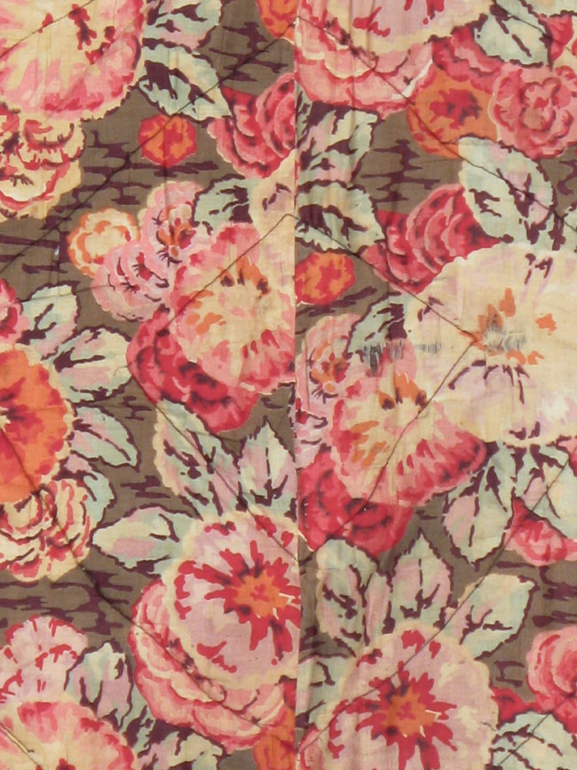 Vintage American Quilt Rug, No.12783 - Staging