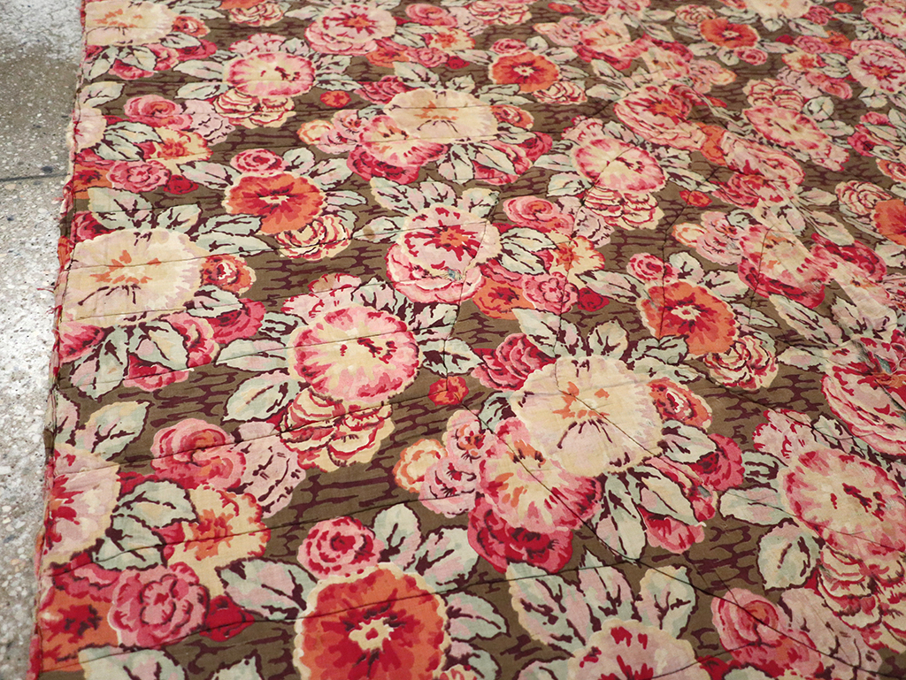 Vintage American Quilt Rug, No.12783 - Staging