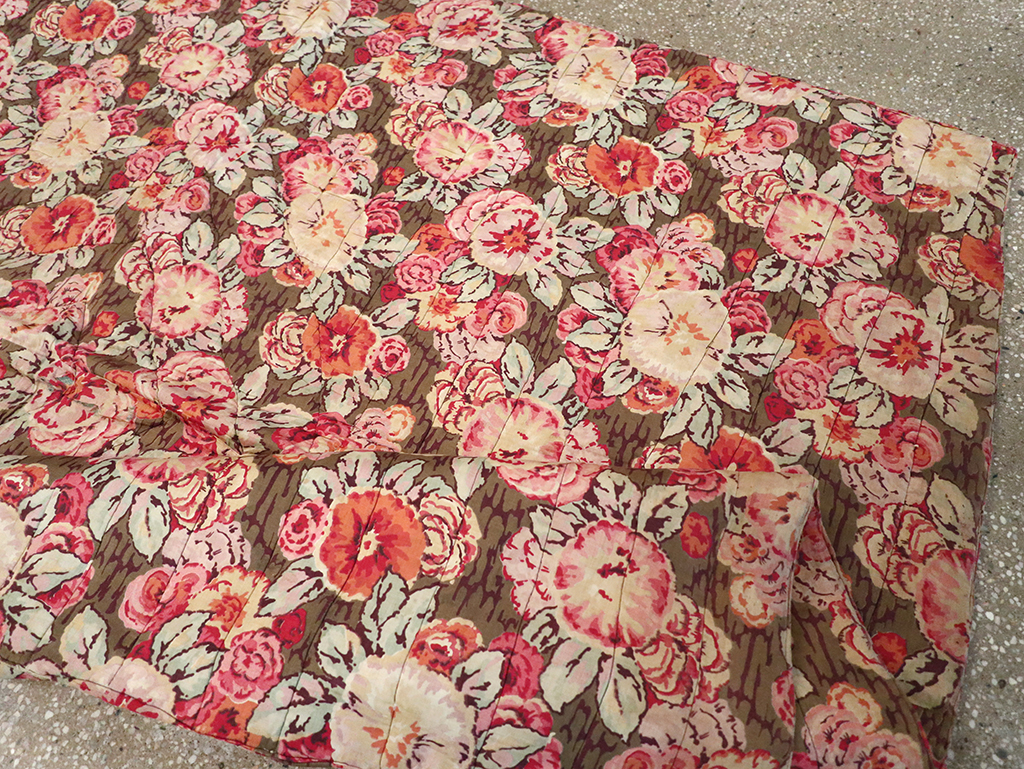 Vintage American Quilt Rug, No.12783 - Staging