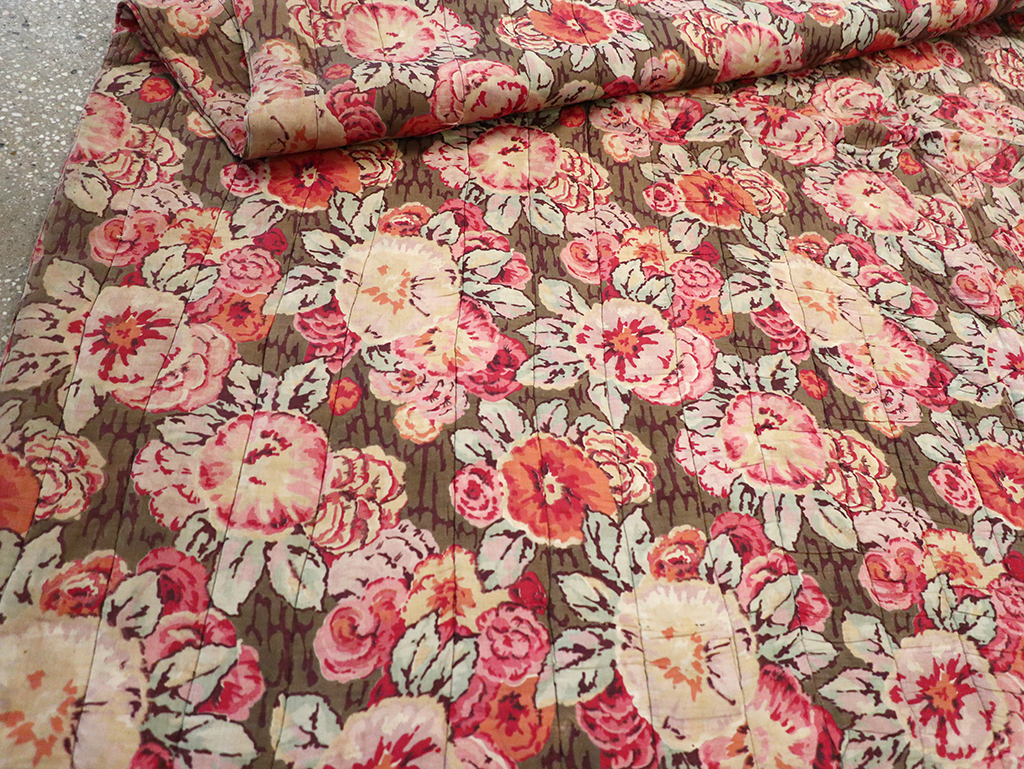 Vintage American Quilt Rug, No.12783 - Staging