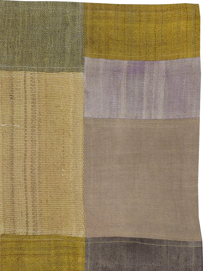 Vintage Turkish Anatolian Kilim rug, No.12802 - Staging