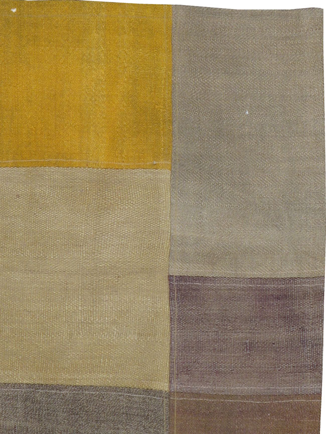 Vintage Turkish Anatolian Kilim rug, No.12802 - Staging