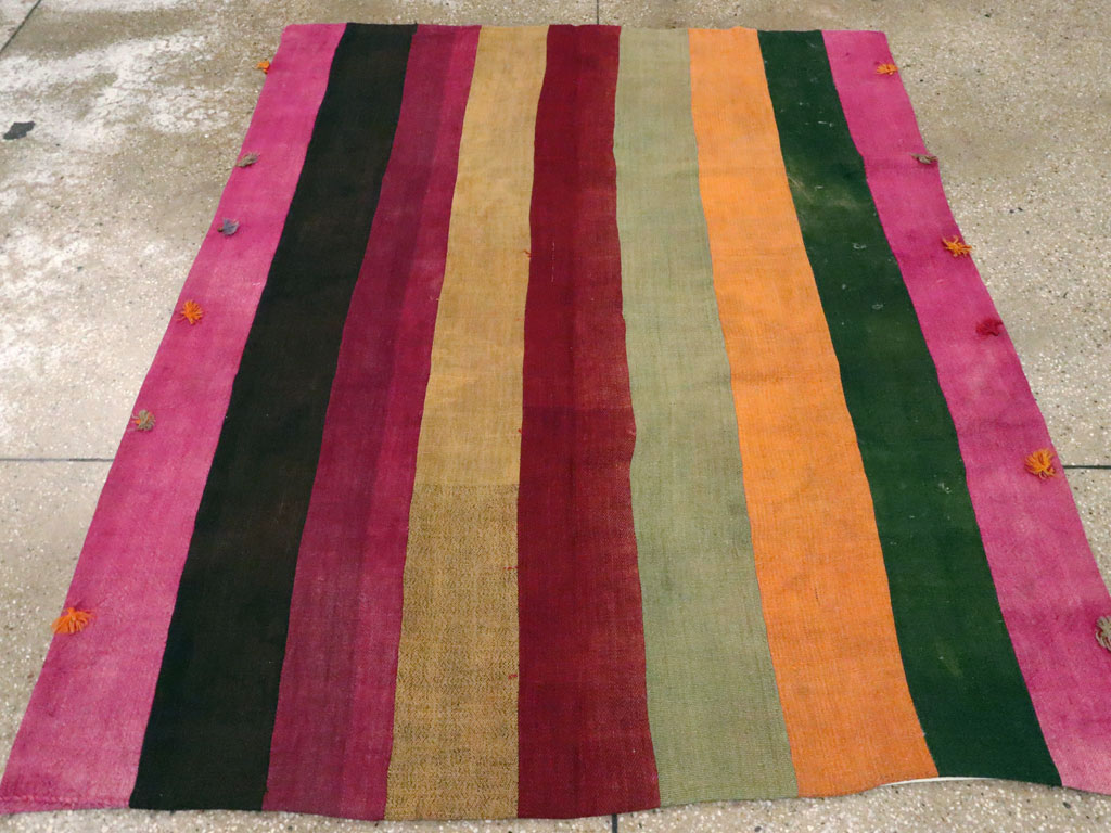 Vintage Turkish Anatolian Kilim Rug, No.12832 - Staging