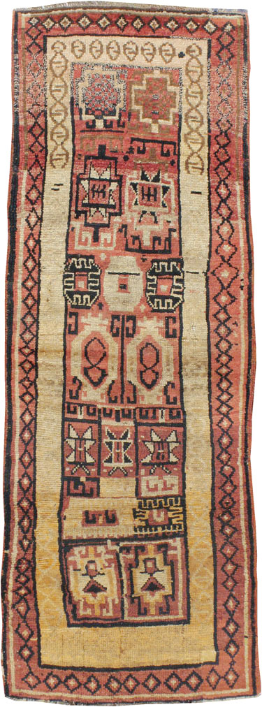 Antique Turkish Anatolian Runner, No.12833 - Staging