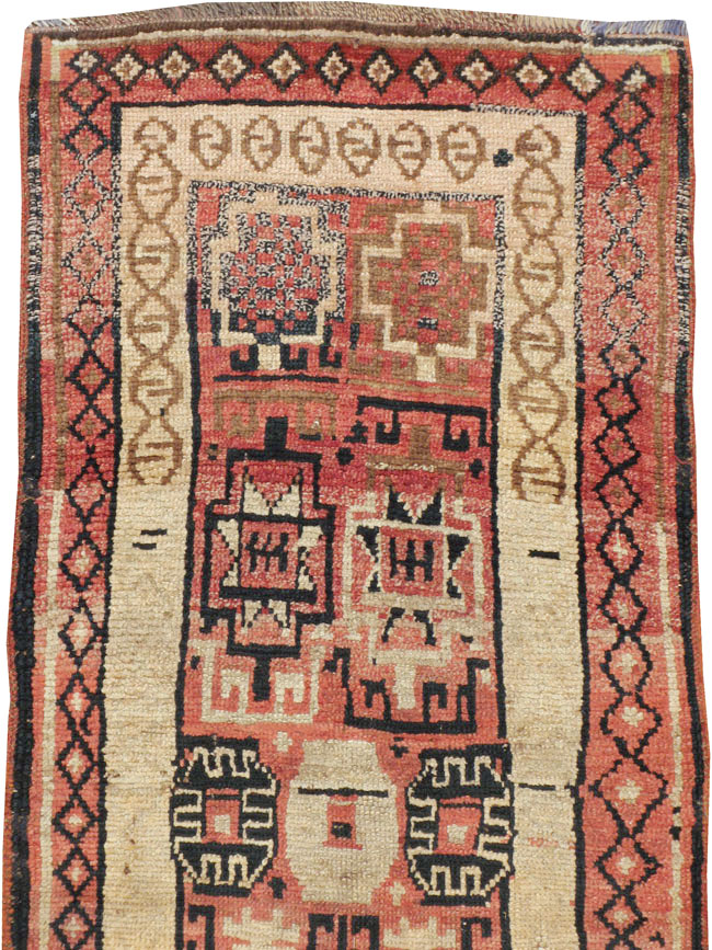 Antique Turkish Anatolian Runner, No.12833 - Staging