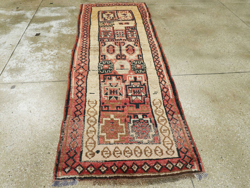 Antique Turkish Anatolian Runner, No.12833 - Staging