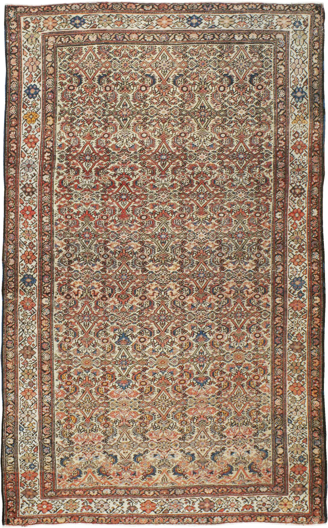 Antique Persian Fereghan Rug, No.12912 - Staging