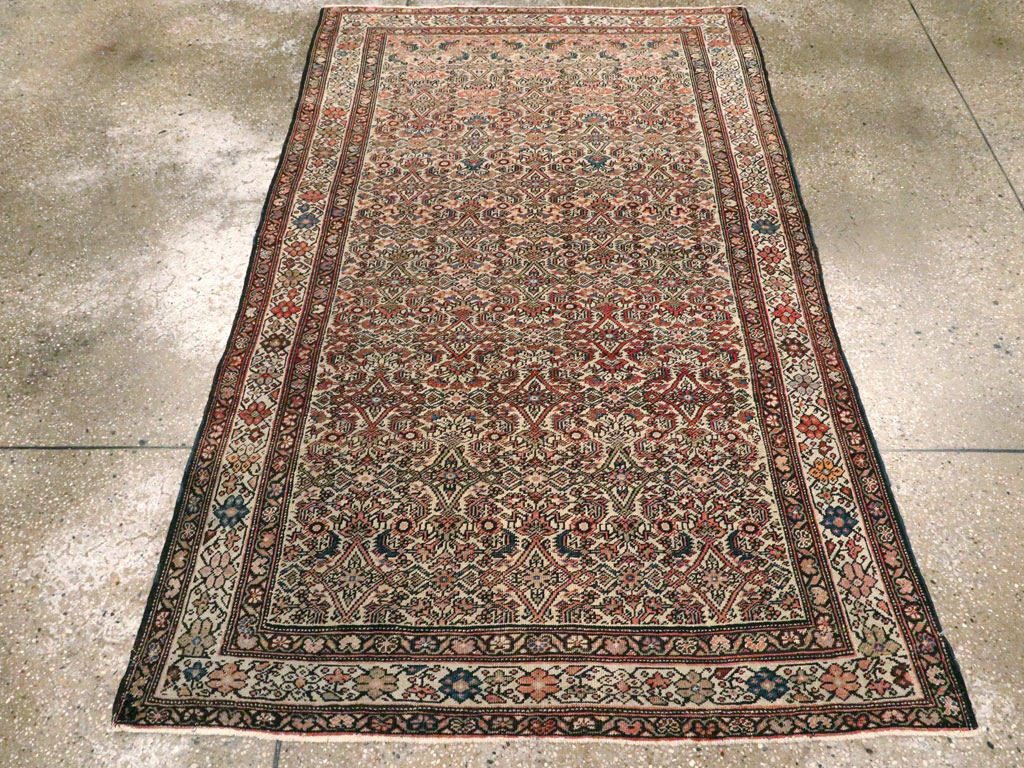 Antique Persian Fereghan Rug, No.12912 - Staging