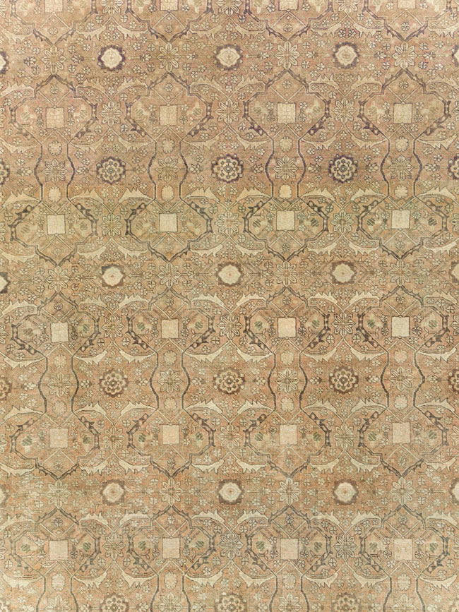 Antique Persian Tabriz Rug, No.12939 - Staging
