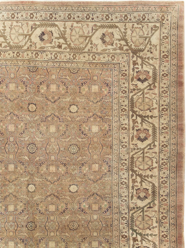 Antique Persian Tabriz Rug, No.12939 - Staging