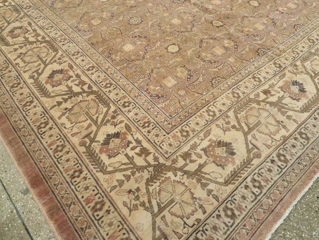 Antique Persian Tabriz Rug, No.12939 - Staging