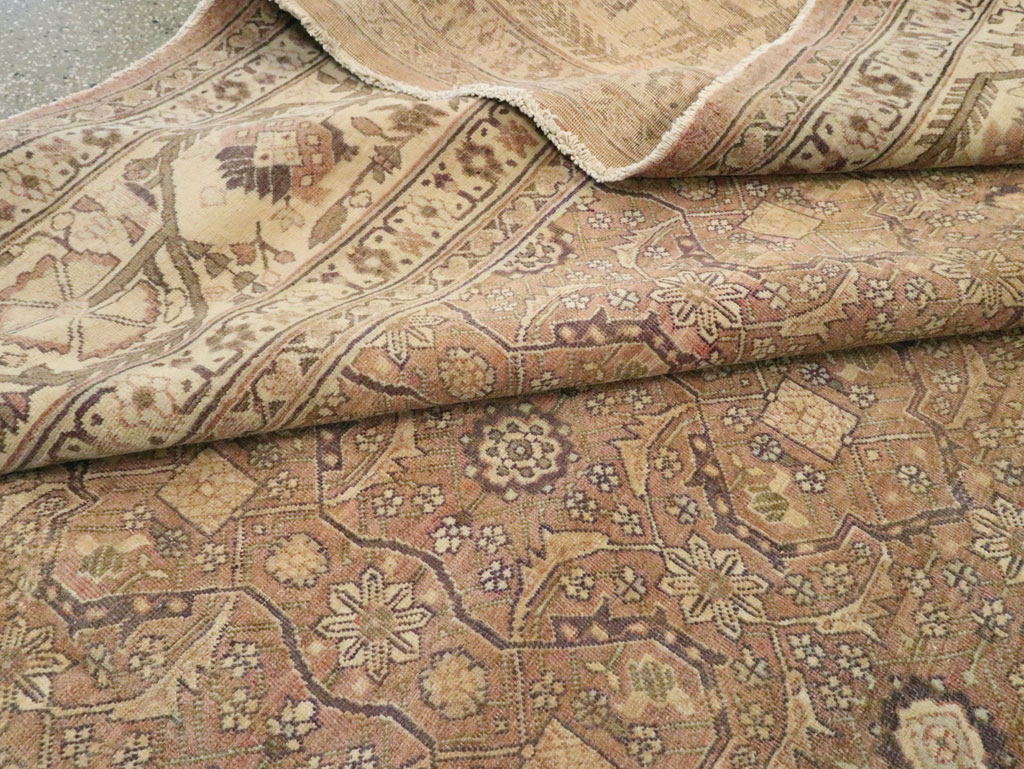 Antique Persian Tabriz Rug, No.12939 - Staging