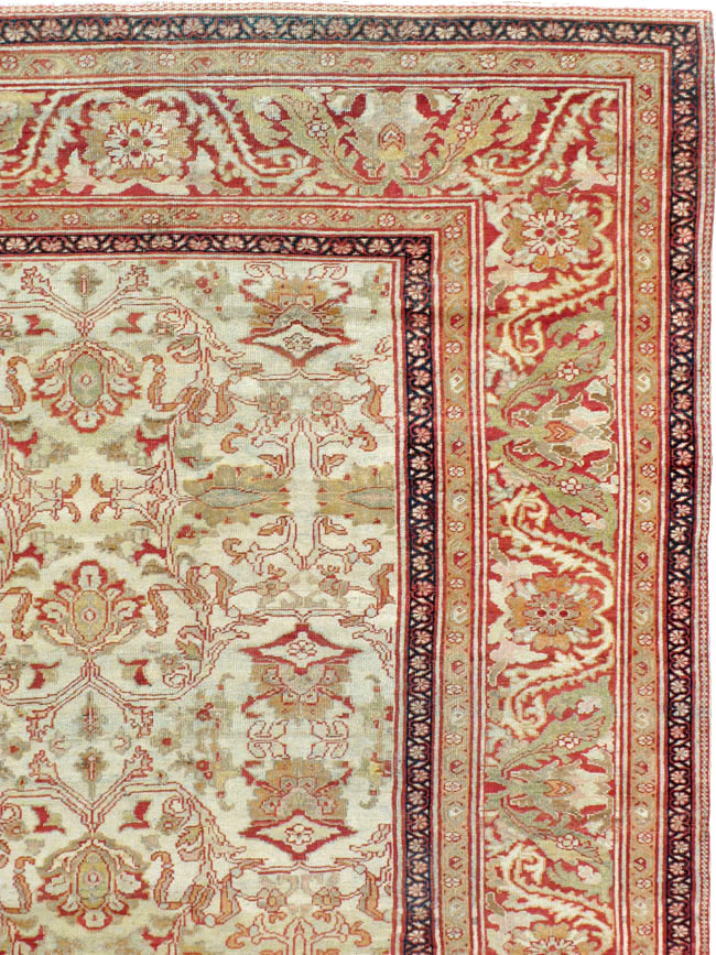 Antique Persian Sultanabad Carpet, No.12940 - Staging