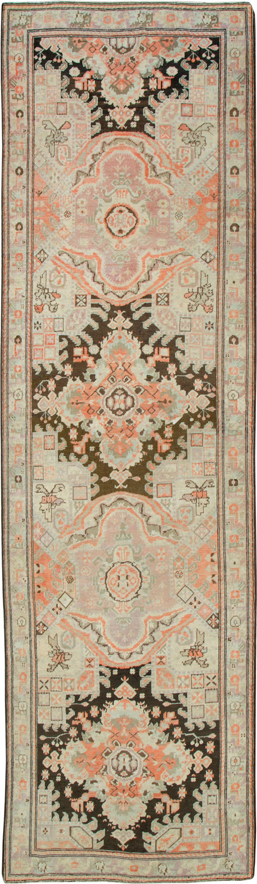 Antique Caucasian Karabagh Runner, No.12943 - Staging