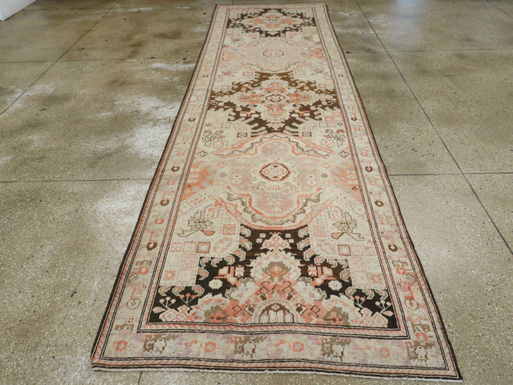 Antique Caucasian Karabagh Runner, No.12943 - Staging