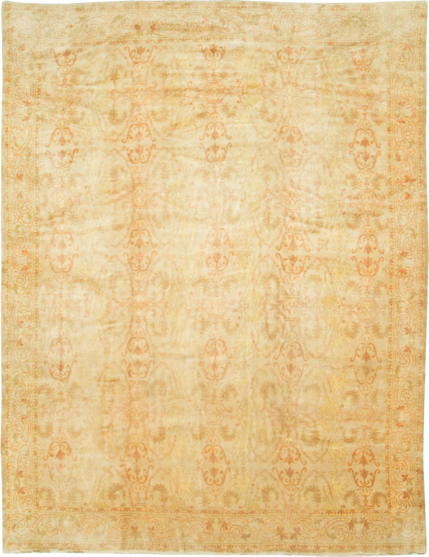 Antique Spanish Cuenca Rug, No.13012 - Staging