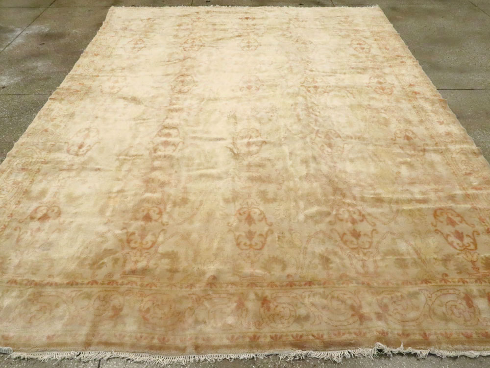 Antique Spanish Cuenca Rug, No.13012 - Staging