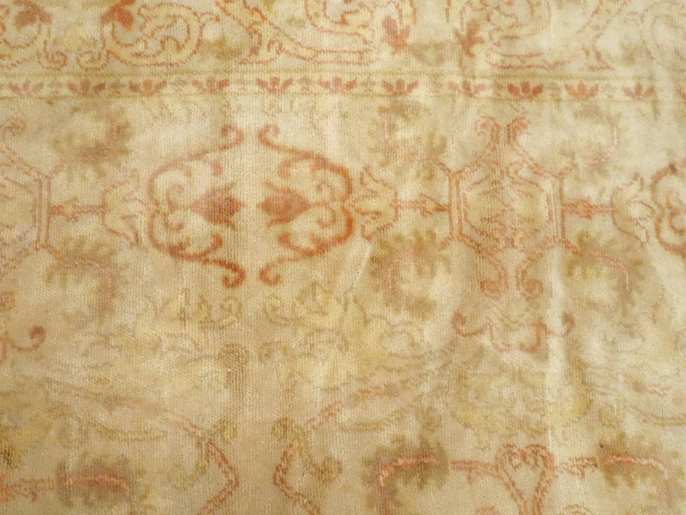Antique Spanish Cuenca Rug, No.13012 - Staging