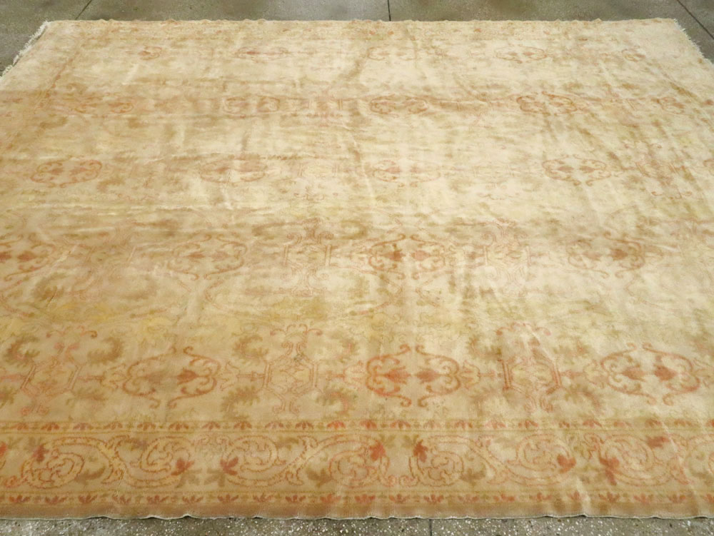 Antique Spanish Cuenca Rug, No.13012 - Staging