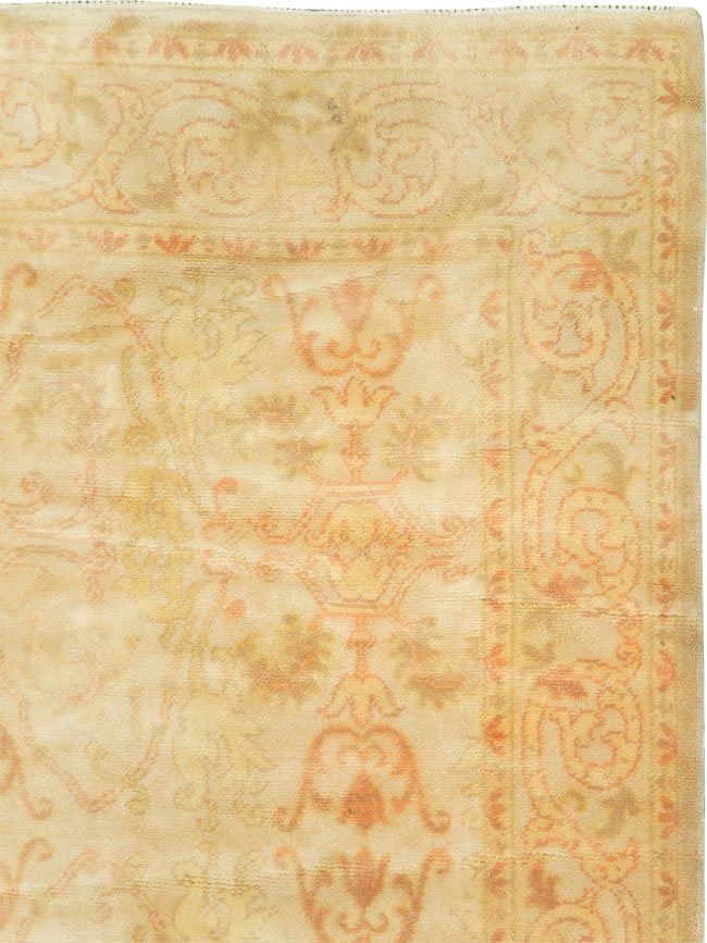 Antique Spanish Cuenca Rug, No.13012 - Staging