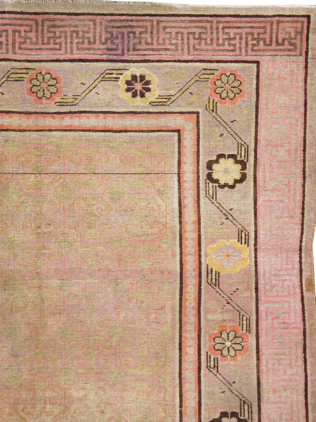 Antique East Turkestan Khotan Gallery Rug, No.13066 - Staging