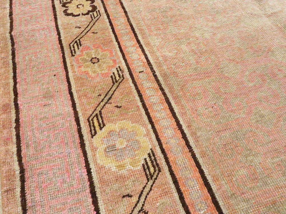 Antique East Turkestan Khotan Gallery Rug, No.13066 - Staging