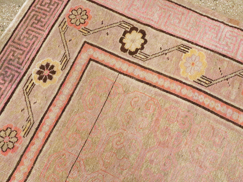 Antique East Turkestan Khotan Gallery Rug, No.13066 - Staging