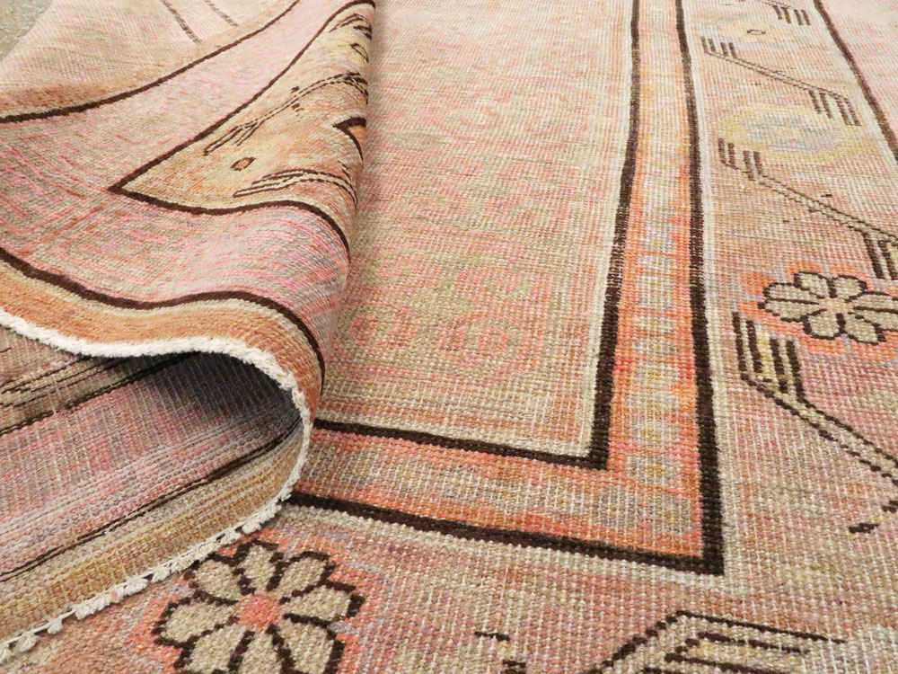 Antique East Turkestan Khotan Gallery Rug, No.13066 - Staging