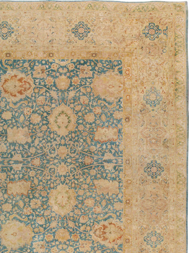 Vintage Indian Lahore Rug, No.13085 - Staging