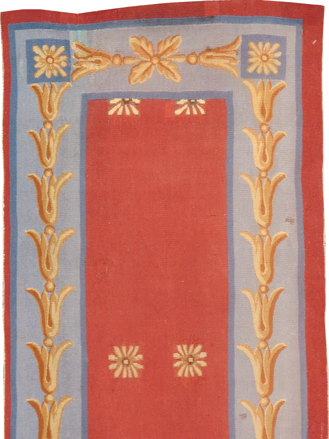 Vintage French Aubusson Runner, No.13097 - Staging