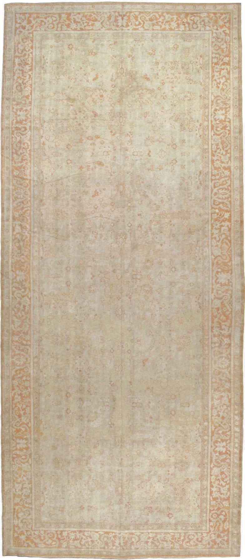 Antique Turkish Ghiordes Long Carpet, No.13122 - Staging