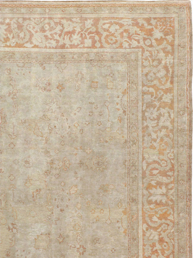 Antique Turkish Ghiordes Long Carpet, No.13122 - Staging
