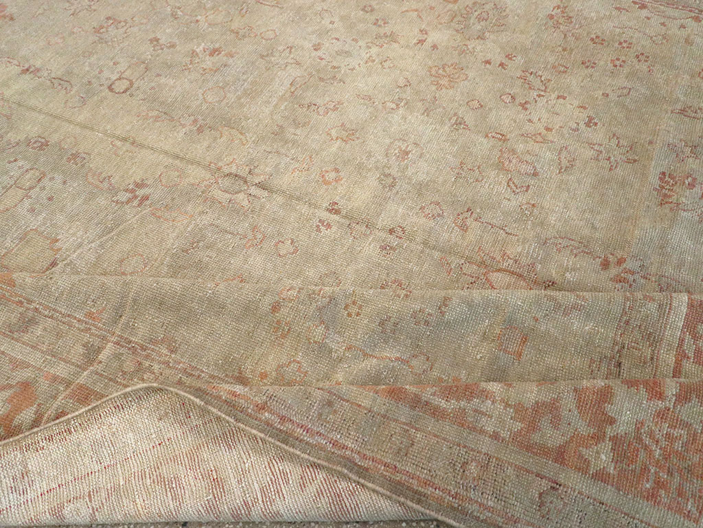 Antique Turkish Ghiordes Long Carpet, No.13122 - Staging