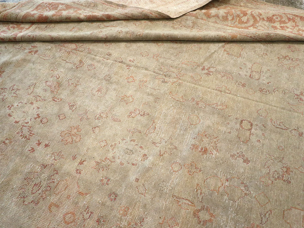 Antique Turkish Ghiordes Long Carpet, No.13122 - Staging