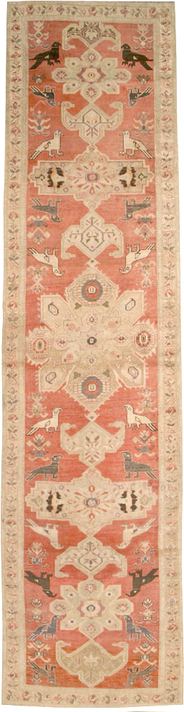Antique Caucasian Karabagh Runner, No.13126 - Staging