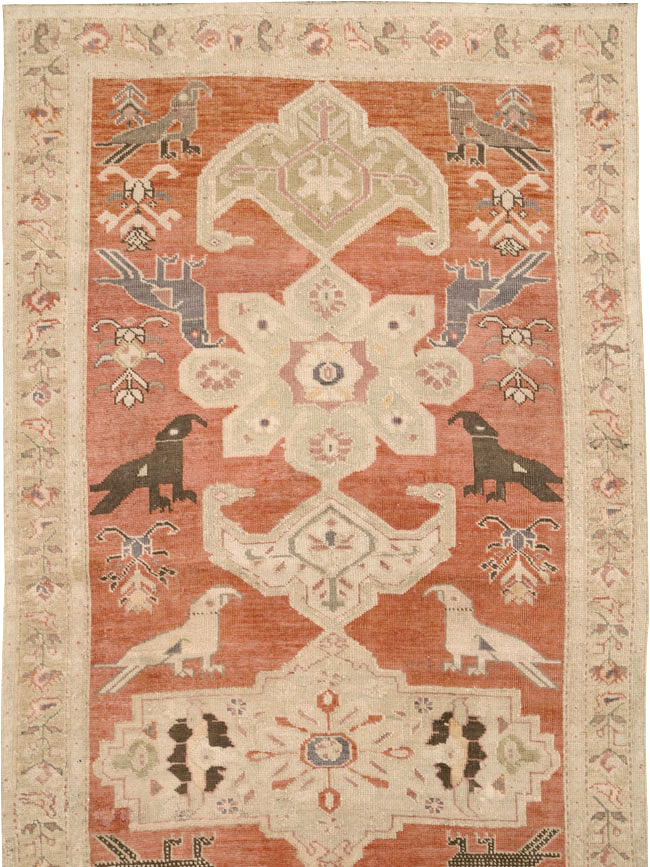 Antique Caucasian Karabagh Runner, No.13126 - Staging